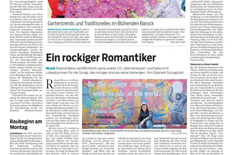 ein rockiger Romantiker - Roland Bless - Kreis Ludwigsburg